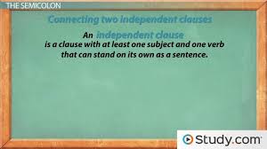 The semicolon looks like a comma with a period above it, and this can be a good way to remember what it does. Punctuation Using Colons Semicolons Periods Video Lesson Transcript Study Com