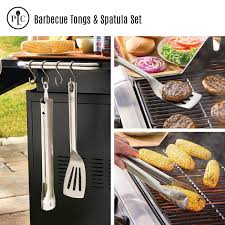 BBQ Grill Tool Set – 4-Piece Stainless Steel Tools