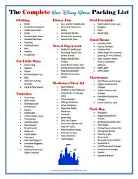 packing tips for your disney vacation with free packing printable
