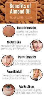 Almond oil is a natural source of vitamin d, which reduces hair fall and even promotes hair growth. With All The Fantastic Benefits Of This Amazing Oil It S Hard To Pick Out Our Favorite Below We H Improve Skin Complexion Almond Oil Benefits Skin Complexion