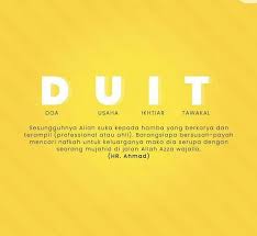 Duit (doa, usaha, ikhtiar, tawakal) composed by sukses segalanya ya pake duit doa usaha ikhtiar tawakal kepada allah semata business inquiries : Ikhtiar Hijrah Doa Usaha Ikhtiar Tawakal Facebook