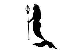Mermaid Silhouette Graphic By Widyaav Creative Fabrica