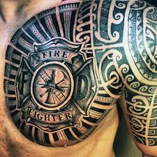 Firefighter Fire Fighter Tattoos Firefighter Tattoo Samoan Tattoo