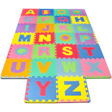 3.1 out of 5 stars 24. 26 Piece Foam Floor Alphabet Puzzle Mat For Kids Multi Color Walmart Com Walmart Com