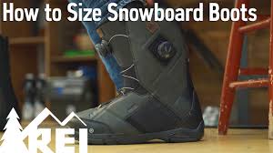 Snowboarding How To Size Snowboard Boots