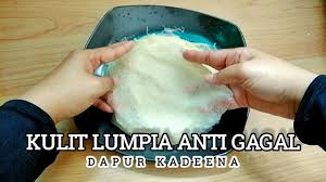 Yuk simak cara membuat kulit lumpia yang gurih dan renyah. Cara Membuat Kulit Lumpia By Information