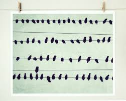 Bird On A Wire Meaning Birds On Wires Print Mint Green Black Wall Art Abstract Wall Etsy Black Wall Art Minimal Wall Art Bird Wall Art