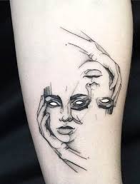 Tattoogirldesign Tattoogirldrawing Tattoogirlface Tattoogirlsmall Gemini Tattoo Unique Gemini Tattoo Unique Tattoos