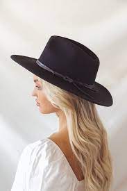 Riley Black Wool Hat Black Wool Hat Felt Hat Outfit Hats Short Hair