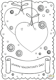 Happy Valentines Card Printable Valentines Day Coloring Page Valentine Coloring Printable Valentines Coloring Pages