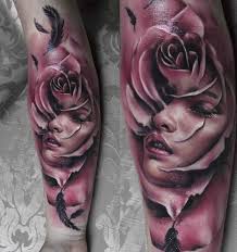 The Abstract Realism Tattoos Of Charles Huurman Portrait Tattoo Face Tattoos For Women Skull Girl Tattoo