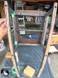 Make the pipe fill/cover as much of the leg as possible. How To Fix A Broken Chair Leg Birdz Of A Feather