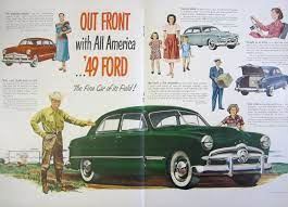 1948 49 Ford Automobile Vintage Advertisement Automotive Wall Etsy Man Cave Wall Art Classic Cars Vintage Cars