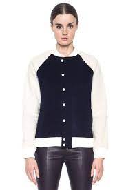 Shearling Varsity Jacket Varsity Jacket Designer Outfits Woman Jackets