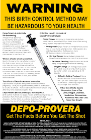 I took the depo shot for only 6 months and stopped because my hair started falling out dramatically. Dangerous Contraceptives Incite
