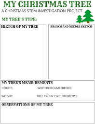 My Christmas Tree Stem Activity Free Printable Stem Activities Christmas Stem Activities Christmas Stem