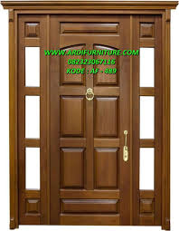 Harga karet ganjelan / penahan pintu rumah motif daun praktis awet. Pintu Rumah Utama Motif Kotak Kotak Jual Pintu Rumah Utama Ardi Furniture Jepara