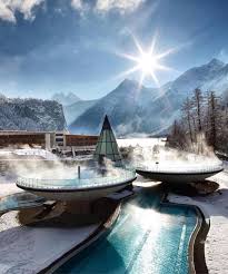 590 Likes 7 Comments Impeccable Hotels Impeccablehotels On Instagram Thermal Pools In The Snow Courtesy Thermal Pool Pool Beautiful Hotels