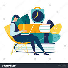 Vector Color Illustration Distance Learning Online Courses And Business Education Online Books And Textbo Home Schooling Online Learning Free Wedding Cards