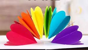 Tulip in a heart card easy peasy and fun. Pop Up Cards Origami Home Facebook