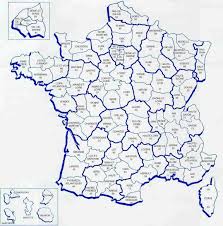 Frankrijk bestaat uit 101 departementen. Frankrijk Departementen Kaart Map Frankrijk Kaarten Geschiedenis