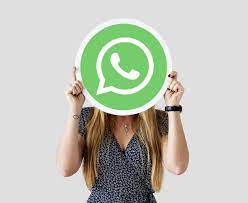 Free Photo Woman Showing A Whatsapp Messenger Icon Instant Messaging Icon Social Media Icons