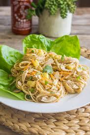 The hero of this chinese chicken salad is the asian dressing and crunchy noodles. Asian Chicken And Sesame Noodle Salad Lovely Little Kitchen