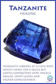 Tanzanite Meaning Crystal Meanings Crystal Healing Stones Energy Crystals