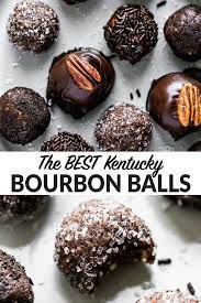 How To Make Easy Old Fashioned Kentucky Bourbon Balls Boozy Pecans Ginger Snap And Chocolate Make This Southern No Bake In 2021 Bourbon Balls Bourbon Recipes Baking