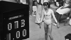 She was the first gymnast to ever achieve a perfect score. Die Grossen Olympia Geschichten Nadia ComÄƒneci Das Unvergessene Meisterstuck Des Turn Wunderkinds Eurosport