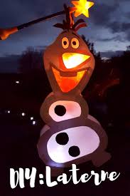 Diy Olaf Laterne Bidilis Welt Basteln Kinder Selber Machen Kleinkind Einfac Kinderleichte Laternen Basteln Kinder Basteln Laternen Laterne Basteln Anleitung