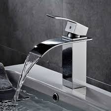 Design Wasserhahn Bad Mischbatterie Waschtisch Waschbecken Armatur Wasserfall Wasserhahn Bad Waschbecken Armaturen Waschbecken