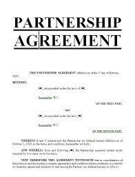 Important elements of a joint venture agreement template. Exemples Samples Partnership Agreement Doc And Pdf Car Insurance And Sample Contracts