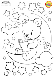High quality coloring pages and preschool & kindergarten skills worksheets to boost iq plus printable kids coloring pages. Cuties Coloring Pages For Kids Free Preschool Printables Bear Coloring Pages Cute Coloring Pages Disney Coloring Pages