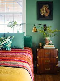 Top the table with pretty items featuring floral designs to finish off the look. Old Brand New Home Decor Bedroom Retro Home Decor Eclectic Bedroom