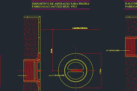 Desenho cad/dwg com projetos de piscina com revestimento em vinil. Projeto Hidraulico De Piscina Jonatas Alexandre