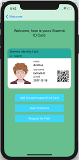Plastic id cards are a great tool for a business to drum up potential customer interest in their products or services. Steemit Idcard Update App Now Gives Users Ability To Make Order For Their Printed Plastic Id Cards At Their Doorstep Without Any Cost Users Can Also Customise Their Id Cards By Uploading Pictures