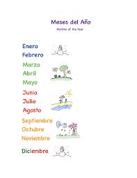 Here in this article, we'll talk about spanish words for the different days of the week, the spanish names of the months, as well as how to talk about dates in spanish. Song Months Of The Year Learning Spanish With Johanna
