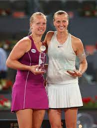 The tennis player (f) is currently single, her starsign is sagittarius and she is now 29 years of age. 12 May 2018 Petra Kvitova Of The Czech Republic Poses With Kiki Bertens Of The Netherlands After Her Three Set Victory In The Womens Fin Voetbal Schansspringen