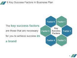 To achieve their goals they need to be aware of each key success factor (ksf) and the variations between the keys and the different roles key result area. 6 Key Success Factors In Business Plan Powerpoint Templates Presentation Powerpoint Diagrams Ppt Sample Presentations Ppt Infographics