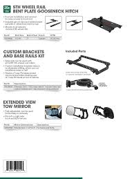 For pickup trucks already equipped with a set of 5th wheel hitch rails in the truck bed, curt offers 5th wheel rail gooseneck hitches. Gooseneck Installation Marthaler Chevrolet Of Glenwood