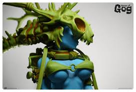 House Of Gog Moonstone Demon Hunter Of Derelict Planet Demon Hunter Statue Demon