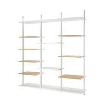 Pax Wardrobe White Ikea In 2020 Shelving Unit Room Divider Shelving