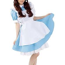 Check spelling or type a new query. Minetom Women Alice Wonderland French Apron Maid Anime Cosplay Costume Lolita Dress Cosplay24