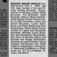 Maude McFarland Wahlig Necker