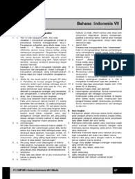 Kunci Jawaban Buku Paket Bahasa Indonesia Kelas 7 Halaman 58 Key