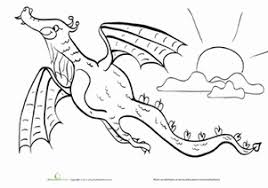 How about framing it to display in the room of a child born in a dragon year? Dragon Coloring Pages Education Com