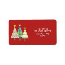 Cash and cash equivalent purchases exceeding $1,000 may be refunded by check sent from the home depot's corporate office. Christmas Tree Red Return Address Label Zazzle Com Christmas Tree Red Red Christmas Tree Label Christmas
