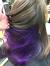 Dark Hair Purple Highlights