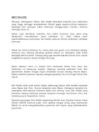 Beliau pernah mengisytiharkan daerah tambunan sebagai daerah di bawah kekuasaannya. Mat Salleh